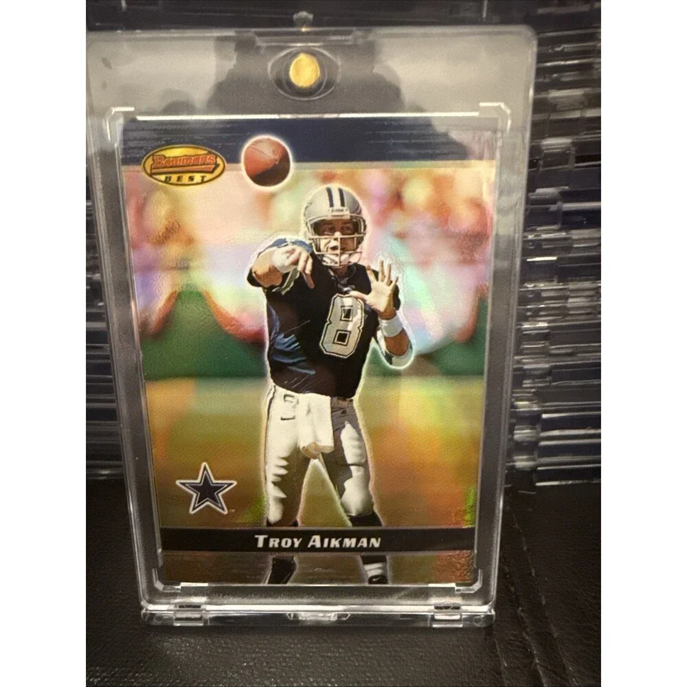2000 Bowman's Best Acetate Parallel Troy Aikman #83 /250 Dallas Cowboys RARE
